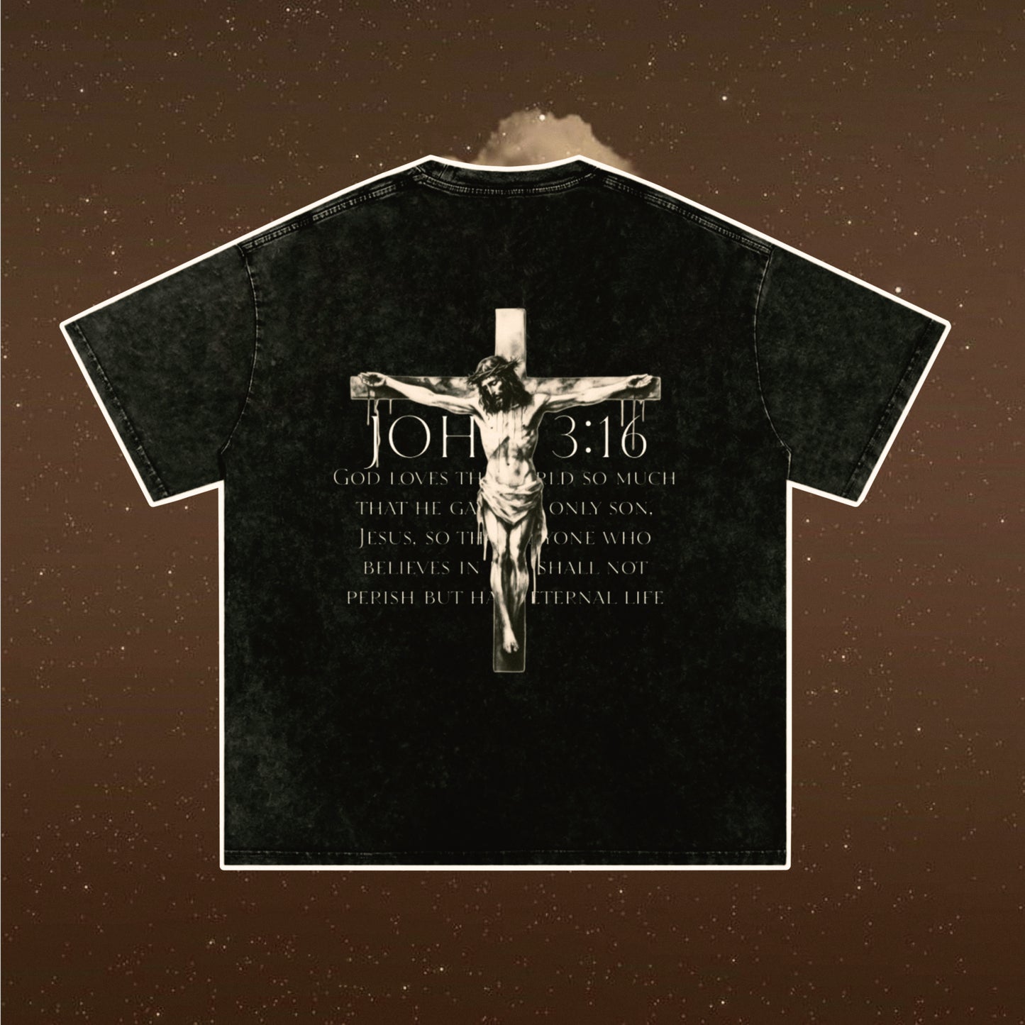 John 3:16 Tee - Acid Washed