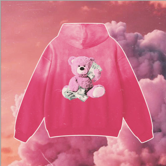 Faded Money Bear Hoodie