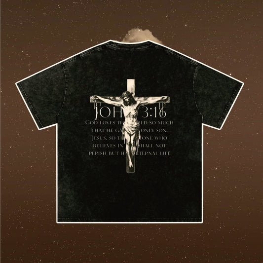 John 3:16 Tee - Acid Washed